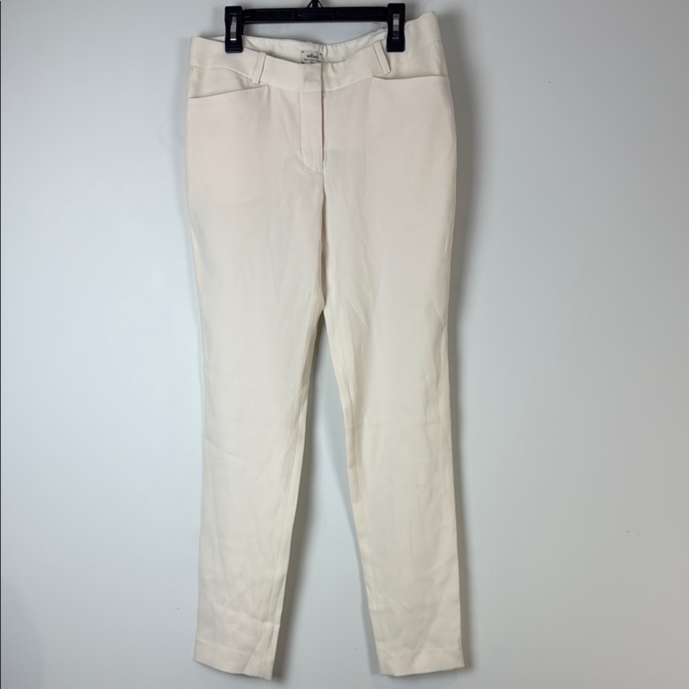Aritzia Wilfred Cream Straight Leg Pants Size 4